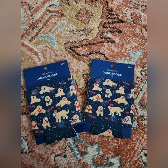 Patriotic dogs, America drink koozies - Picture 2 of 3